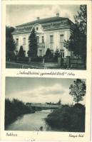 1941 Babócsa, Rinya híd, Székesfővárosi gyermeküdültető telep (Prinke kastély) + portózott