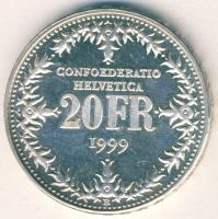 Svájc 1999. 20Fr Ag "Postaszolgálat" T:BU