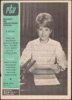 Takács Mária, Kudlik Júlia, Molnár Margit, Kincses Veronika bemondók aláírásai az RTV újságon