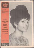 Takács Mária, Kudlik Júlia, Molnár Margit, Kincses Veronika bemondók aláírásai az RTV újságon