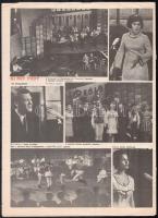 Takács Mária, Kudlik Júlia, Molnár Margit, Kincses Veronika bemondók aláírásai az RTV újságon