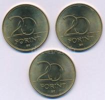 2003. 20Ft "Deák Ferenc" (3x) T:1,1- Adamo FOEM2