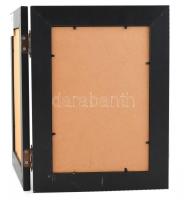 Fa dupla képkeret, zsanér segítségével kihajtható, belső méret: 20,5x30,5 cm