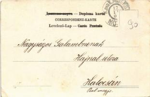 1902 Mostar, Hauptstrasse / main street, shop, publishing house of Pacher & Kisic (fa)