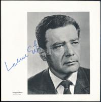 Lehel György, Wilu Boskovsky, Erdélyi Miklós, Ferencsik János, Kórodi András aláírásai A Magyar Rádi...