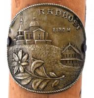 Túrabot 40 db, részben háború előtti magyar botjelvénnyel