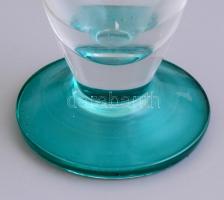 Don Quijote üveg, kalapos dugóval. Formába öntött, anyagában színezett, minimális kopással 32 cm