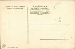 "A gyászoló Hungária és Italia" Kossuth Lajos halála. Jelenetek Kossuth Lajos élete történ...