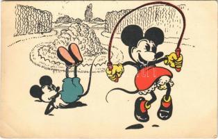 1931 Mickey Mouse art postcard. Walter E. Disney (EK)