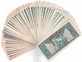 102db-os pengő bankjegy tétel, nagyrészt inflációs kiadások T:vegyes