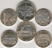 Szovjetunió Olimpia80 5R(4x) 10R(2x) ezüst T:1