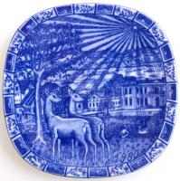 Rörstrand porcelán tányér, levonóképes, eredeti dobozában, hibátlan, d: 19 cm