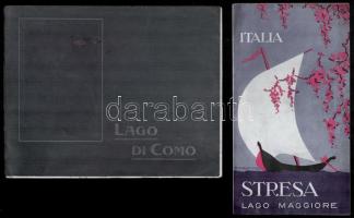 cca 1930 3 db olasz turisztikai kiadvány, képes füzet, egyik rosszabb állapotban / Italian tourist booklets one a bit damaged