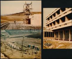 cca 1960-1970 Bükkszéki üdülőház, 13 db fotó, 10,5x15 cm és 13x18 cm közötti méretekben