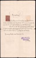 1923 Rimaszombat, ajánlólevél + 1942 Rimaszombat, házassági értesítő