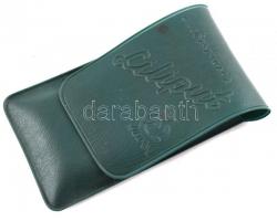 Liliput mini tűzőgép, eredeti műanyag tokban, betétekkel, h: 7 cm