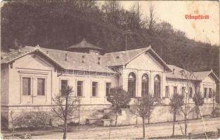1911 Vihnye, Vihnyefürdő, Kúpele Vyhnye; Új fürdőház. Liptay László kiadása / spa, bath (EK)