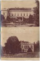 1908 Zsitvaújfalu, Nová Ves nad Zitavou; Klobusiczky kastély, Keltz Gyula kir. kamarás kastélya / castles (r)