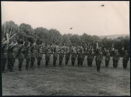 1940 május 5. tisztavatás és eskü a Kis-Ludovikán. 23x17 cm