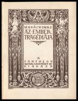 Madách Imre: Az ember tragédiája. Bp., 1920, Pantheon. Haranghy Jenő grafikáival illusztrált. Félvászon kötésben