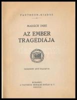 Madách Imre: Az ember tragédiája. Bp., 1920, Pantheon. Haranghy Jenő grafikáival illusztrált. Félvás...