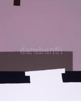 Mark (Márkus), Anna (1928-): Geometrikus kompozíció, 1989. Szitanyomat, papír, jelzett, művészpéldán...