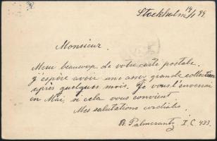 Sweden 1899 Svédország 1899