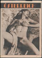 cca 1970 Österreich, osztrák, német nyelvű pornó magazin.