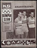 1968 Képes Sport 15. évf. 43 sz. 1968.10.22. A címlapon az olimpiai bajnok öttusa csapat.