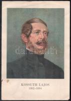 1948 Kossuth Lajos portréje, Bp.,Historia Centenáriumi Szolgálat, kissé foltos, 34x24 cm