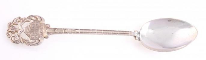 Ezüst(Ag) "Wien-Oper" mokkás kanál, jelzett, h: 10,5 cm, nettó: 9,81 g