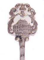 Ezüst(Ag) "Wien-Oper" mokkás kanál, jelzett, h: 10,5 cm, nettó: 9,81 g