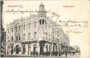 Szeged, Schäffer palota, Kiss Mór és Schön Jenő üzlete