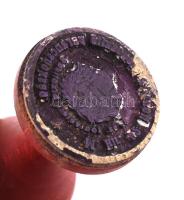 cca 1940 M. kir. Honvéd Kiegészítő Parancsnokság 1. sz. Lóelvételi bizottsága magyar címeres bélyegz...