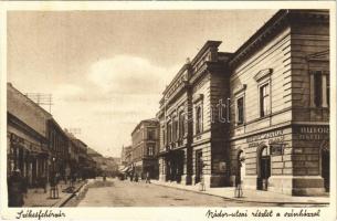 1941 Székesfehérvár, Nádor utca, színház, Fekete Vilmos bútorcsarnoka