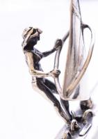 Ezüst(Ag) miniatűr szörfös, jelzett, m: 6 cm, nettó: 51,5 g