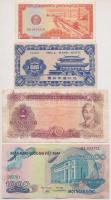 7xklf ázsiai bankjegytétel T:I-III 7xdiff Asian banknote lot C:UNC-F