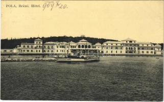 1909 Pola, Pula; Brioni, Hotel, steamship