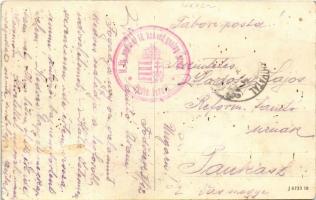 Lutsk, Luck; Kosciol Katedralny / cathedral + "M. kir. soproni 18. honvéd gyalog ezred posta ke...