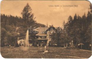 1907 Lőcse, Levoca; fürdő, szökőkút. Braun Fülöp kiadása / spa, bath, fountain (EM)