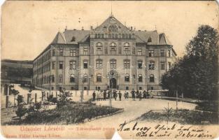 1909 Lőcse, Levoca; Törvényszéki palota. Braun Fülöp kiadása / court (b)