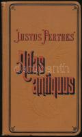 Dr. Alb. van Kampen: Justus Perthes Atlas Antiquus. Taschen-Atlas der Alten Welt von: - -. Gotha,1897,Justus Perthes, 60 p.+ 24 (színes, rézmetszetű térkép) t. Ötödik kiadás. Kiadói festett egészvászon-kötés, kissé kopott borítóval.