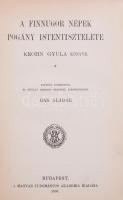 Krohn Gyula: A finnugor népek pogány istentisztelete. Fordította: Bán Aladár. Bp., 1908, MTA. Kiadói...