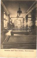 1913 Marosvásárhely, Targu Mures; Rechnitzer Adolf Korzó kávéháza, belső, biliárdasztalok / cafe interior, pool tables
