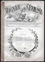 1892 A Magyar Géniusz. c. újság 2 db száma ragasztott gerinccel