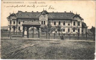1910 Marosvásárhely, Targu Mures; Gyermekmenhely / orphanage (Rb)