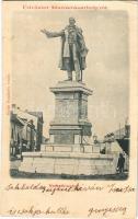1899 (Vorläufer) Marosvásárhely, Targu Mures; Kossuth szobor. Bogdánffy István kiadása / statue (EB)
