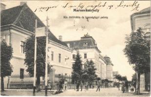 1906 Marosvásárhely, Targu Mures; Kir. ítélőtábla és igazságügyi palota / court and palace of justice (EK)