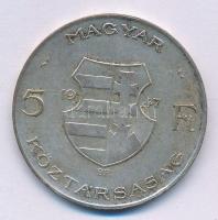 1947. 5Ft Ag "Kossuth" T:2- Adamo F8.1