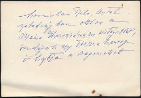 1929 báró  Lipthay Antal egy perzsa herceggel fogaton, feliratozott fotó 16x12 cm lyukkal